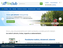 Tablet Screenshot of finclub.sk